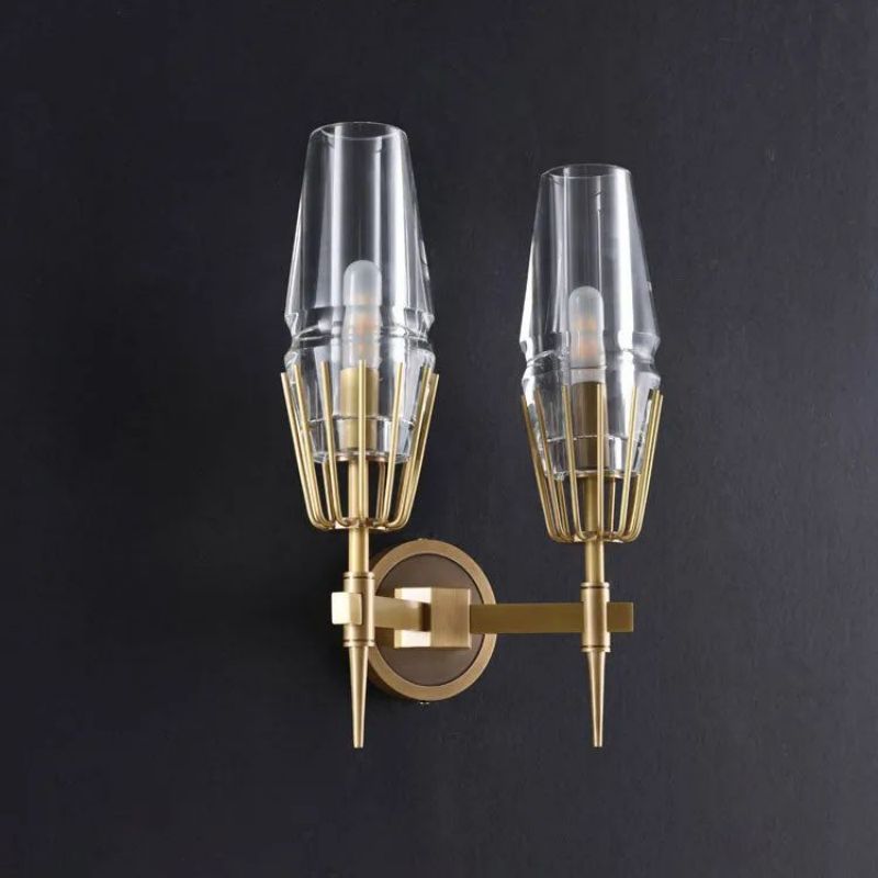 Delia Crystal Double Wall Sconce - thebelacan