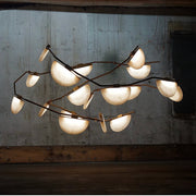 Alabaster Artistic Modern Chandelier for Bar Area - thebelacan