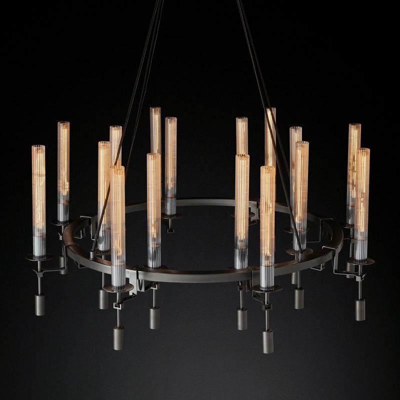 Fontanel Round Chandelier 46" - thebelacan