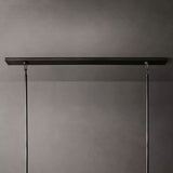 Beckman Glass Lantern Rectangular Chandelier 54" - thebelacan