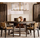 Beckman Glass Lantern Modern Round Chandelier 33" - thebelacan
