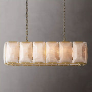 Harson Calcite Rectangular Chandelier 42" - thebelacan