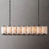 Harson Calcite Rectangular Chandelier 62" - thebelacan