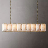 Harson Calcite Rectangular Chandelier 62" - thebelacan