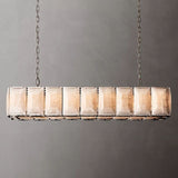 Harson Calcite Rectangular Chandelier 62" - thebelacan