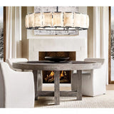 Harson Calcite Round Chandelier 31" - thebelacan