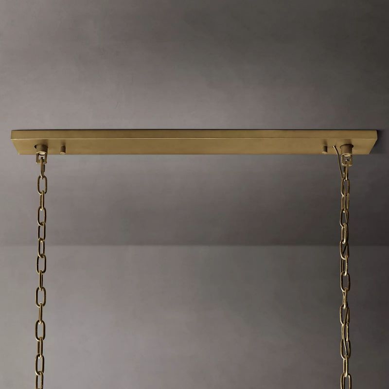Harson Crystal Rectangular Chandelier 62" - thebelacan