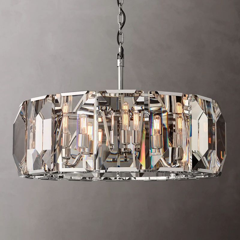 Harson Crystal Round Chandelier 31" - thebelacan