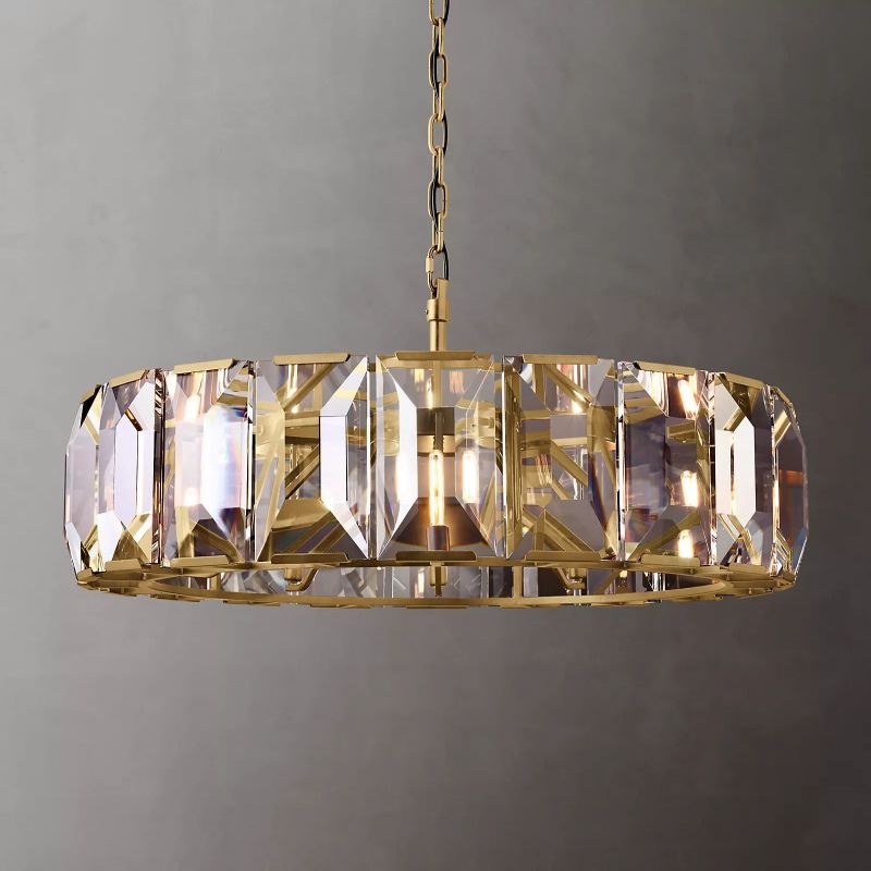 Harson Crystal Round Chandelier 43" - thebelacan