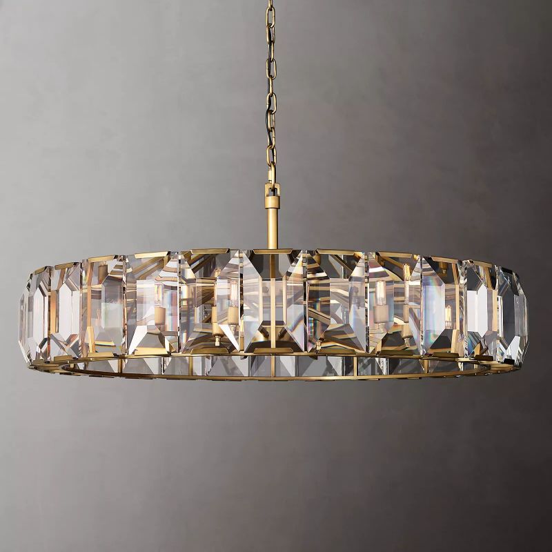 Harson Crystal Round Chandelier 60" - thebelacan