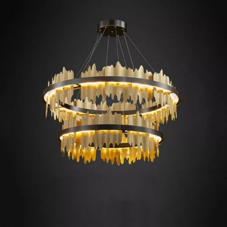 Hill 2-Tier Modern Round Chandelier - thebelacan