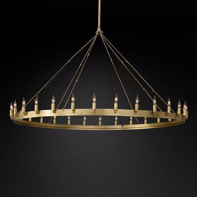 Camino Vintage Candelabra Round Chandelier - thebelacan