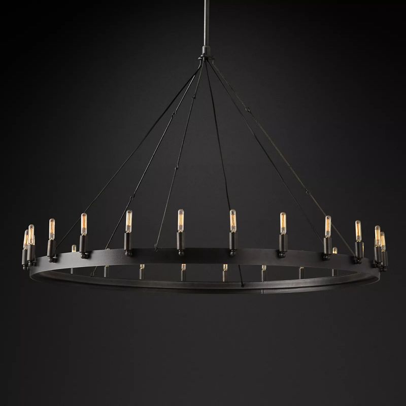 Camino Vintage Filament Round Chandelier - thebelacan