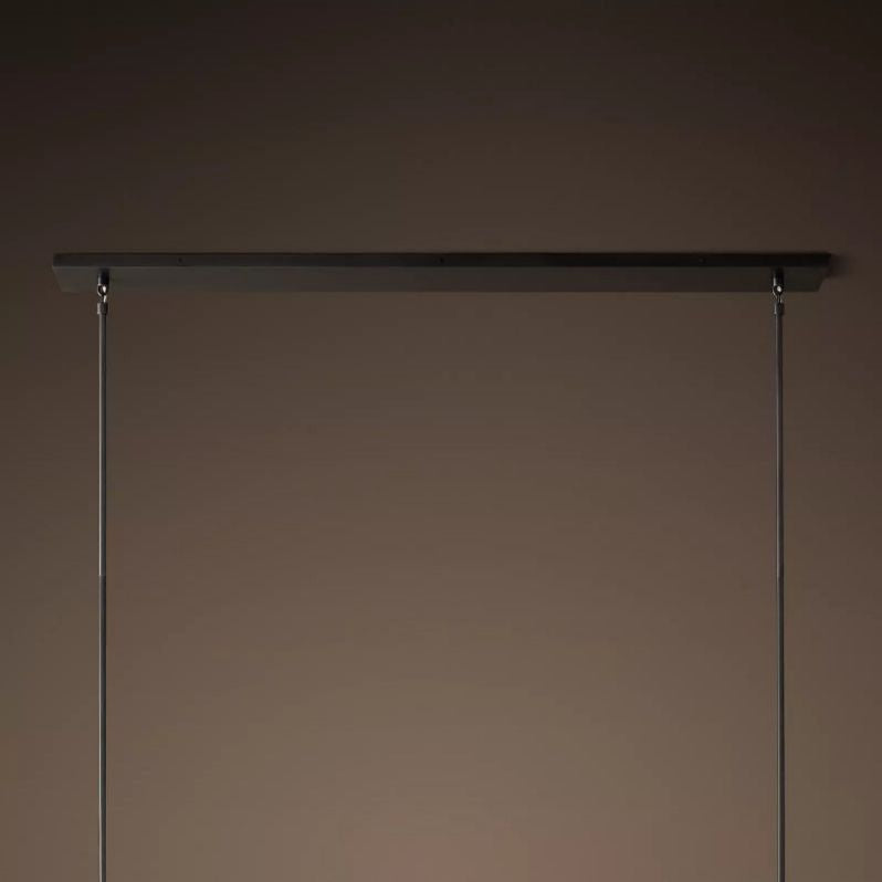 Kristal Glass Linear Chandelier 48" - thebelacan