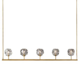 Kristal Glass Linear Chandelier 48" - thebelacan