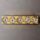 Kristal Clear Glass Linear Grand Wall Sconce - thebelacan