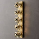 Kristal Clear Glass Linear Grand Wall Sconce - thebelacan