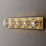 Kristal Clear Glass Linear Grand Wall Sconce - thebelacan