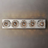 Kristal Clear Glass Linear Grand Wall Sconce - thebelacan