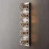 Kristal Clear Glass Linear Grand Wall Sconce - thebelacan