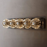 Kristal Clear Glass Linear Grand Wall Sconce - thebelacan