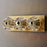 Kristal Clear Glass Linear Short Wall Sconce - thebelacan