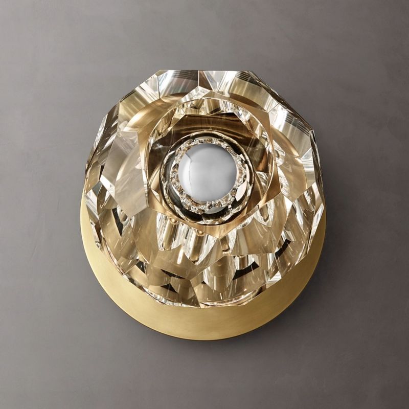 Kristal Clear Glass Petite Wall Sconce - thebelacan