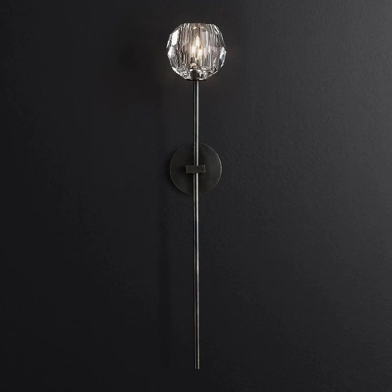 Kristal Glass Grand Wall Sconce - thebelacan