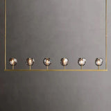 Kristal Glass Linear Chandelier 60" - thebelacan