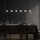 Kristal Glass Linear Chandelier 60" - thebelacan