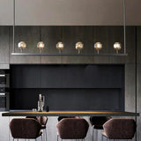 Kristal Glass Linear Chandelier 60" - thebelacan