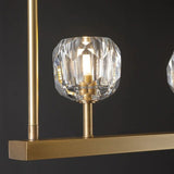 Kristal Glass Linear Chandelier 60" - thebelacan