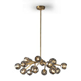 Kristal Glass Round Chandelier 36" - thebelacan