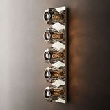 Kristal Smoke Glass Linear Grand Wall Sconce - thebelacan