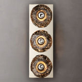 Kristal Smoke Glass Linear Short Wall Sconce - thebelacan