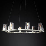 Kuseau Glass Round Chandelier 36" - thebelacan