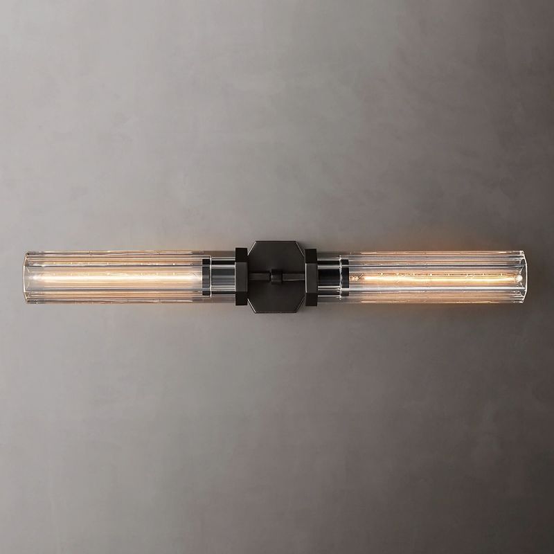 Lambert Hexagonal Linear Grand Wall Sconce - thebelacan