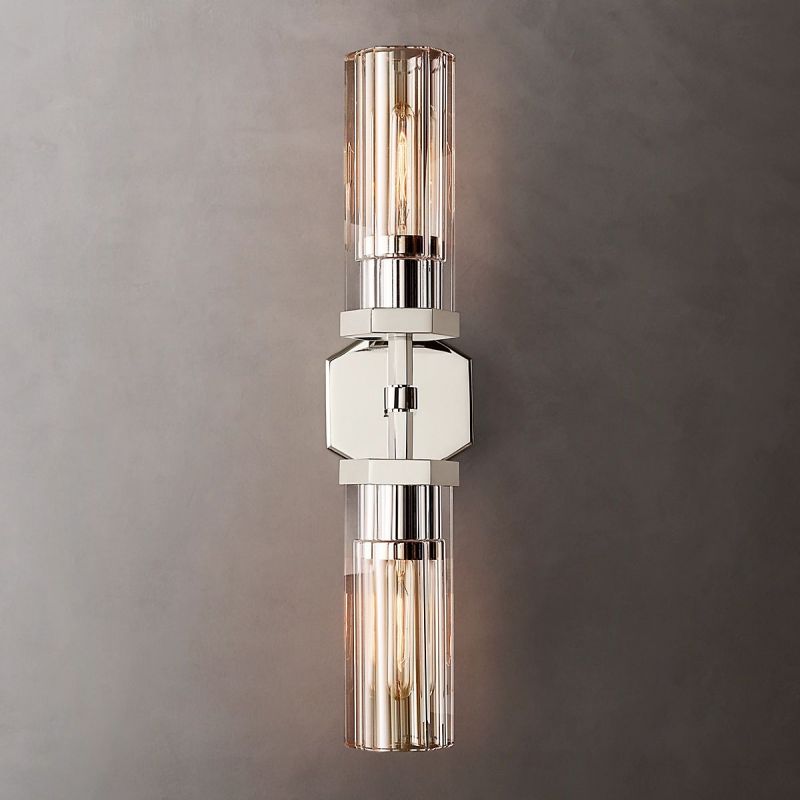Lambert Hexagonal Linear Short Wall Sconce - thebelacan