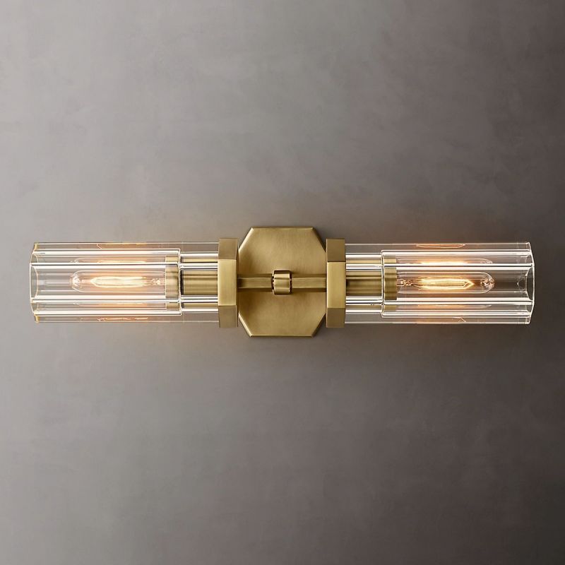 Lambert Hexagonal Linear Short Wall Sconce - thebelacan