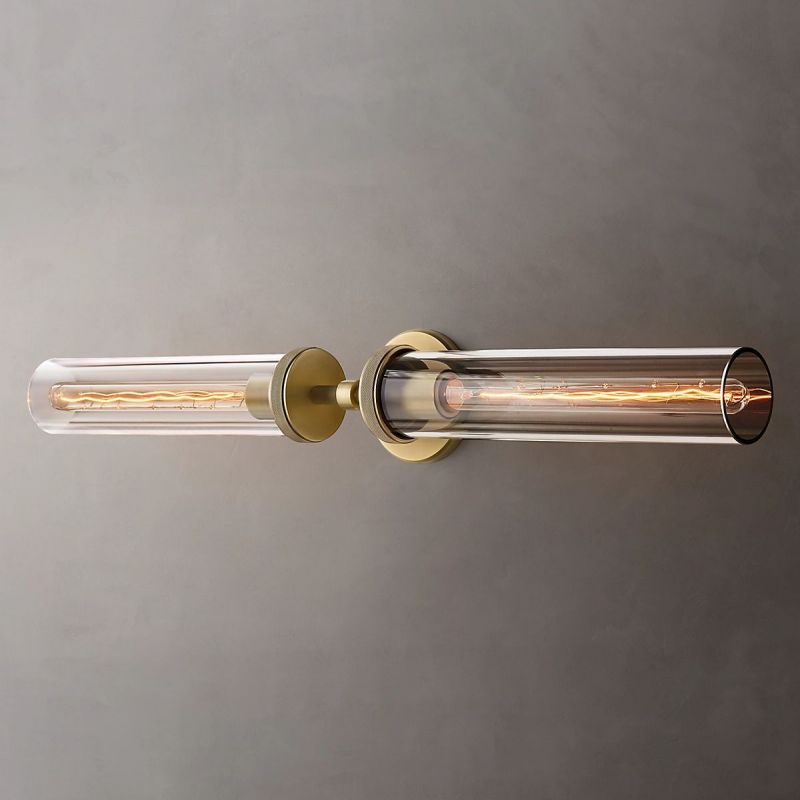 Lambert Round Linear Grand Wall Sconce - thebelacan