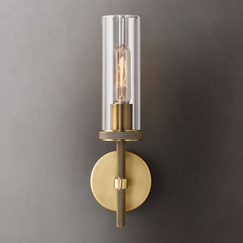 Lambert Round Short Wall Sconce - thebelacan