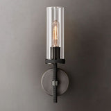 Lambert Round Short Wall Sconce - thebelacan