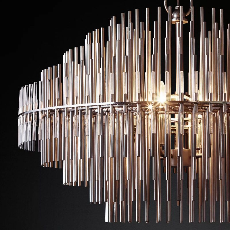 Liliam Sculpture Round Chandelier 32" - thebelacan