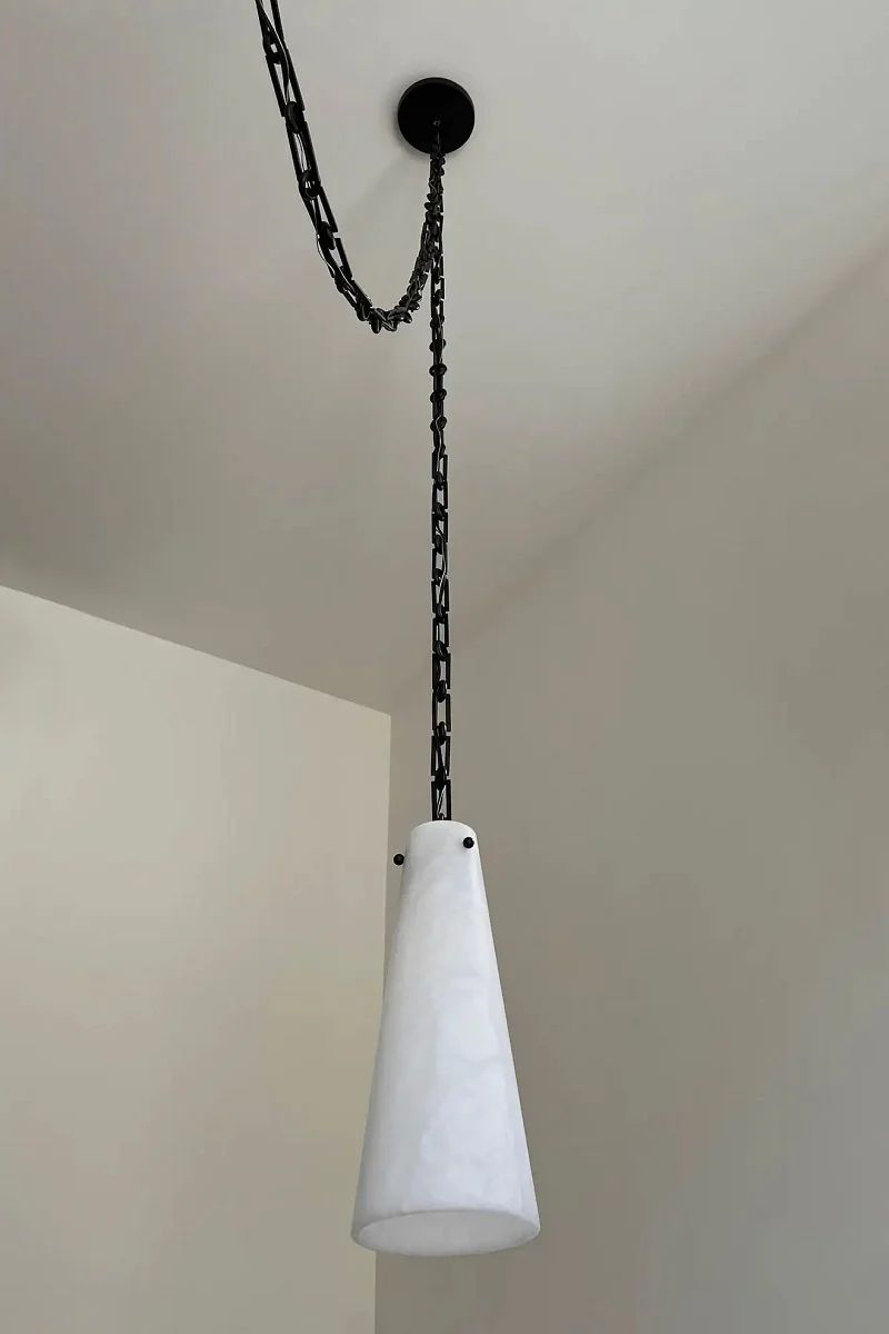 Alabaster Modern 5-light Marble Chandelier - thebelacan