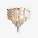 Modern Aluminum Chain Tassel Pendant - thebelacan