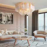 Modern Aluminum Chain Tassel Pendant - thebelacan