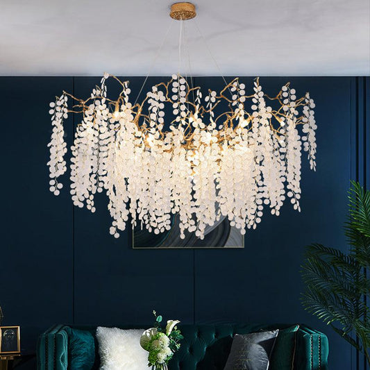 Monroe Modern Linear Branch Chandelier - thebelacan