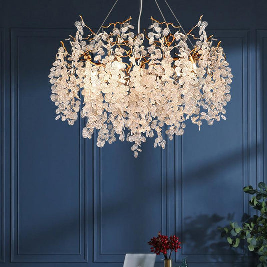 Monroe Modern Round Branch Chandelier - thebelacan