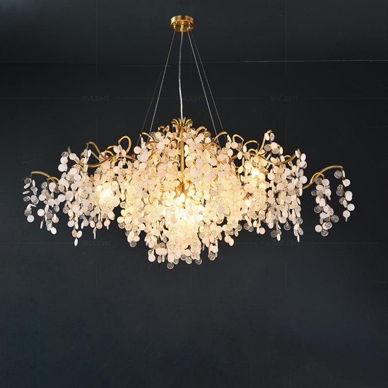 Monroe Oval Tree Branch Chandelier - thebelacan