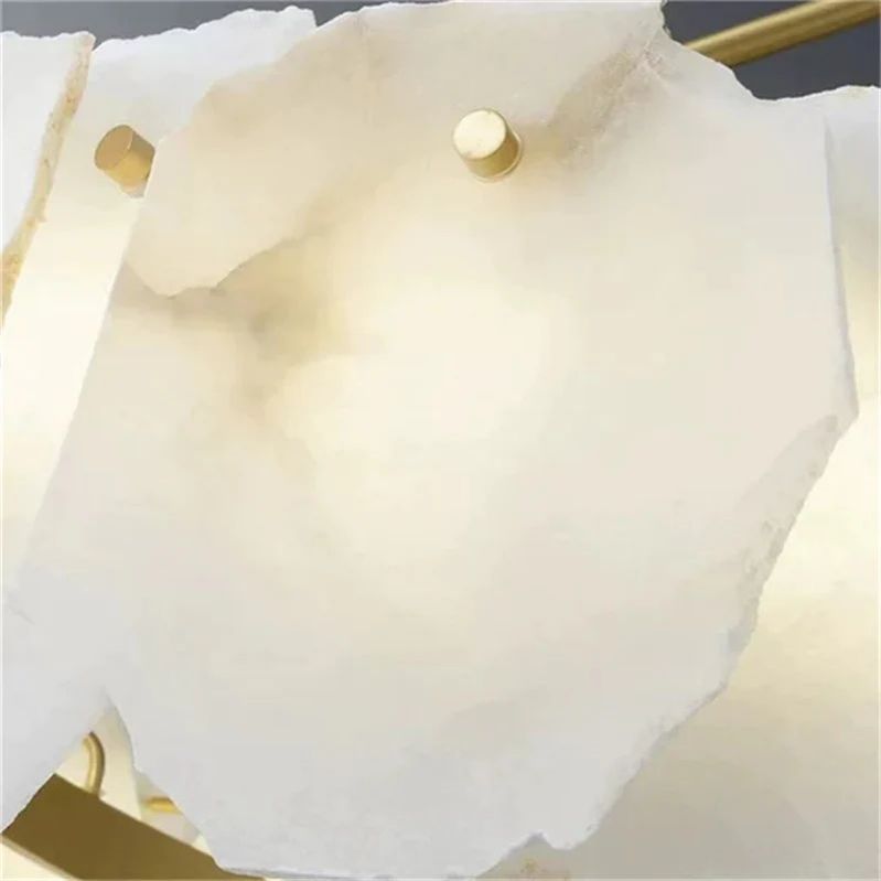 Nasile Linear Alabaster Chandelier (Rod) - thebelacan